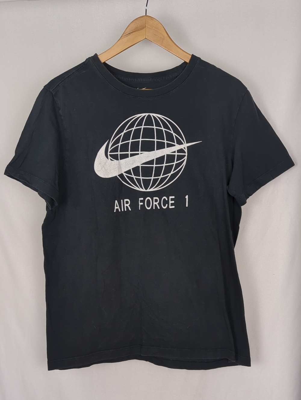NIKE Adult Medium Black Air Force One T-Shirt